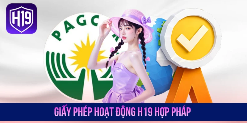 Giấy phép hoạt động H19 hợp pháp