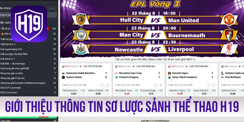 Giới thiệu thông tin sơ lược sảnh thể thao H19
